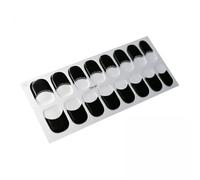 YsXoWiui 2 X 16 Pieces Gel Nail Stickers Self- Nail Gel Stickers Complete Nail Polish Strips Made of Resin for Professionals A