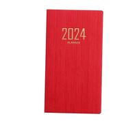 YsXoWiui 2024 Planner Agenda Diary to Track Goals Appointment Book January to December 2024 Academic Planner for, Red