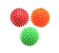 YsXoWiui 3 Pieces Massage Balls Spiky Massage Balls Exercise Ball Massager Rollers Foot Massage Ball Portable PVC Suitable for Home Office Pi, Style D