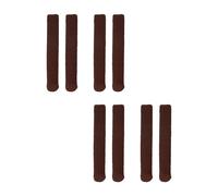 YsXoWiui 4 Pairs Eyewear Retainers Eyeglasses Temple Sleeve Soft Elastic Ear Grips Knitting Comfort Anti Slip Suitable for Daily Wear Reading Working Outdoor U, Brown