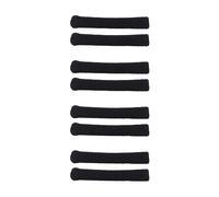 YsXoWiui 4 Pairs Eyewear Retainers Eyeglasses Temple Sleeve Soft Elastic Ear Grips Knitting Comfort Anti Slip Suitable for Daily Wear Reading Working Outdoor U, Black