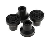 YsXoWiui 4X Anti-Skid Stable Shock Absorb End Cane Tips 13mm, Black