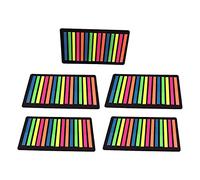 YsXoWiui 5 Pieces Colored Sticky Tabs Page Markers Label for Notes Diaries Files