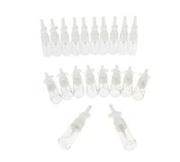 YsXoWiui 5 X 20 Pieces Empty Nasal Spray Bottles, Spray Containers, Head, Transparent with Cover for Holidays, Home Use,