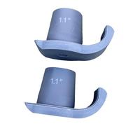 YsXoWiui 6X 2 Pieces Ski Replacement Feet Universal Glider Rolling Gliders Accessories PA Nylon PP Material Movement Non-Slip Easy to Install