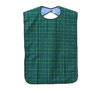 YsXoWiui Adult Bib, Senior Bib with Adjustable Closure, Protects Against Soiling, Waterproof, Easy to Clean, for Adults at Mealtimes, Green