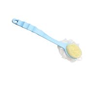 YsXoWiui Back Shower Brush Long Handle Scrubber Double Sided Anti Slip Design Ergonomic Handle Suitable for Elderly Men Women Washing, Blue