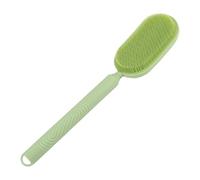 YsXoWiui Bath Brush for Shower with Long Adjustable Handle and Double-Sided Surface, Non-Slip, Comfortable Handling for Men's, Green