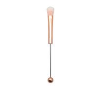 YsXoWiui Beadable Makeup Brushes Professional Metal Silicone DIY Portable Handle Suitable for Adults Sister Gift Giving Home Use, Eye Shadow Brush