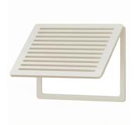 YsXoWiui Cover Electric Meter Enclosure Rectangular Frame Hinged Flap Access Panel Concealment Suitable for office utility areas, 35cm W X 25cm H Fits 30cm X 20cm, Striped Louver Pattern