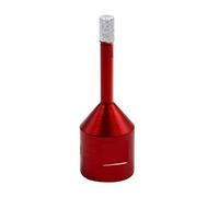 YsXoWiui Diamond Cutter Brazing Core Saw Removable Extractor Remover Hole Opener Alloy Tool Suitable for Glass Ceramics Marble Stone, Red, 6mm