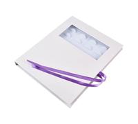 YsXoWiui Eyelash Storage Box with Elegant And Multi-layer Lash Box for False Eyelashes, Cosmetic Organizer And Storage Container, White