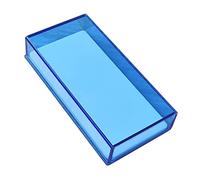 YsXoWiui Eyelash Storage Holder Acrylic Eyelash Storage Box Cosmetic Makeup Organizer Holder Multiple Layer Lash Extension Display Container Portable Dustproof, Blue