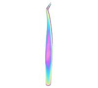 YsXoWiui Eyelash Tweezers Extension Lash Supplies Eyelash Tool Precision Reusable Stainless Steel False Lash Tools Artist Grafting Suitabl, A