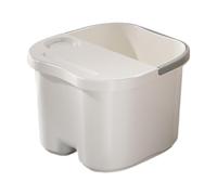 YsXoWiui Foot Bath/pedicure Tub with Ergonomic Handle, Massage Points, And Stable PP Material for Home Use By Adults, Seniors, And Residents of Nursing Homes, Small with Lid