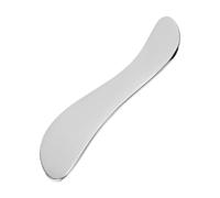 YsXoWiui Gua Sha Massager Board Stainless Steel Scraping Massage Tool Manual Massage Stick Handheld Massager Smooth Surface for Home Office Studio Tra, 115mmx30mmx3.5mm