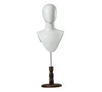 YsXoWiui Hat Display Stand Adjustable Height Tabletop Fashion Versatile Manikin Head Hat Holder for Scarf Headset Headdress Cap, Dark Brown Stand