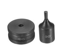 YsXoWiui Hole Punch Die Set Knockout Punch Tool Round Die Replacement 40Cr Steel Smooth Edge Holes Easy Install for Heavy Duty Use Suitable for, 0.6cm