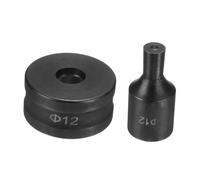 YsXoWiui Hole Punch Die Set Knockout Punch Tool Round Die Replacement 40Cr Steel Smooth Edge Holes Easy Install for Heavy Duty Use Suitable for, 1.2cm