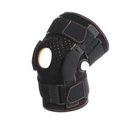 YsXoWiui Knee Brace Meniscus Fixation Hinge Resistance Neoprene Rubber Knee Pad Strong Support Knee Protector Strap Suitable for Basketball Working, S