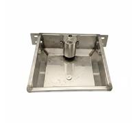 YsXoWiui Livestock Drinking Vessel Livestock Watering Bowl Stainless Steel Automatic Trough Pet Waterer Drainage Feature For Cattle Horses Sheep Goats Suitable for Barn Farm, Large Square