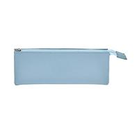YsXoWiui Makeup Brush Pouch Makeup Bag Pouch Holder Zipper Cosmetic Bag Makeup Case Organizer Portable Bag Pouch PU Leather Waterproof Compact Soft Suitable Fo, Blue