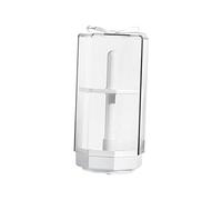 YsXoWiui Makeup Brush Rack 16 Holes Brush Holder Organizer Professional Cosmetic Tool Storage Container with Lid 360 Degree Rotating Design Anti Slip Si, White