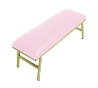 YsXoWiui Manicure Armrest Table Stand Hand Rest Nail Art Tool PU Leather Metal Practical Space Saving Suitable for Professional Salon Home Use, Pink
