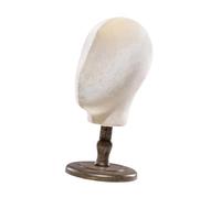 YsXoWiui Mannequin Head Model Hat Display Stand with Removable Wooden Base And Stable Base for Storing Hats And As A Gift, Antique Base