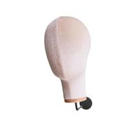 YsXoWiui Mannequin Head Wall Rack for Wigs, Space Efficient Hat Display Stand, Beige