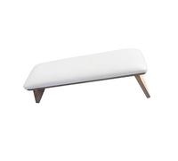 YsXoWiui Nail Arm Rest Foldable Leather Cushion Hand Pillow Sponge Footstool Support for Nails Enhanced Comfort Suitable for Manicurists Family Home, white