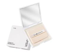 YsXoWiui Oil Absorbing Sheet Facial Oil Blotting Paper with Mirror Powder Puff Comfortable Use Instant for Students Men F, White