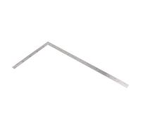 YsXoWiui Precision Stainless Steel L-Square Ruler Set, Silver, 25x50cm