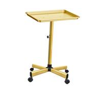 YsXoWiui Salon Rolling Tray Cart with Wheels Adjustable Service Tray SPA Rolling Tray