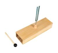 YsXoWiui Singing Tone Tuning Fork Set with Mallet And Resonance Box for Educational Use, 256HZ Tuning Fork