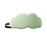 YsXoWiui Sleep Mask with Eye Cups, Cover for Eyes, Ice Silk Blindfold for Plane and Car Trips, Green