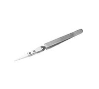 YsXoWiui Soldering Tweezer Precision Stainless Steel Ceramic Heat Resistant Tweezer Puller Plier Handheld Tool Non Conductive Suitable for Industry Repair, style A