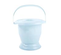 YsXoWiui Spit Bottle, Household Spittoon, Container with Handle and Lid, Made of PP Material, for Use by Women, Men, Seniors and Children for Nighttime U, Blue