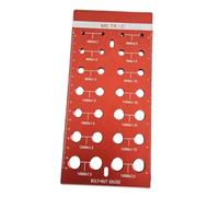 YsXoWiui Thread Checker Metric Measuring Tool Portable Bolt And Nut Identifier Gauge