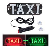 YSY Taxi Sign, LED Light Logo,on Car Window with DC12V Car Charger Inverter for Rideshare Driver Taxi Light up Sign Y (Taxi Sign, Cigarette Lighter)
