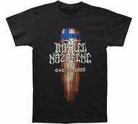 YSYJWMD Impaled Nazarene Men's Suomi Finland Perkele T-Shirt Black M