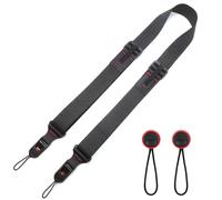 YSYONBOE Camera Strap with Quick Release Buckles, Nylon Weave Camera Canvas Neck Shoulder Strap Adjustable Anti-slip Neck Strap for DSLR SLR Digital Cameras (Black)