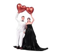 Ysyqkn 1:64 Scale Wedding Couple Miniature Figure for Sand Table Decor Layout Prop