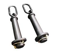 Ysyqkn 2 Pieces Squat Rack Multifunctional Gym Accessories Pull Up Assist Device with Quick Release Compatible Squat Structure Returns, Black