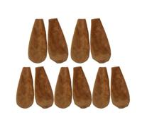 Ysyqkn 5 Pair Ear Makeup Soft Double Side for Hair Clips Anime Theme Party, brown