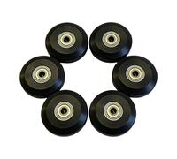 Ysyqkn 6 Pieces Pilates Reformer Wheels Pilates Bed Accessories Kit with PU Bearings Easy Installation Suitable for Gym Workout, 6PCS