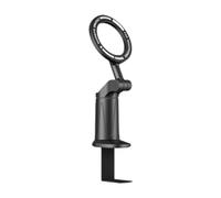 Ysyqkn Adjustable, Practical And Multifunctional Desktop Phone Stand with 360-degree Rotation And A Clamp to Fix on The Desk Or in The Kitchen.