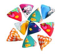 Ysyqkn Bag Toss Game, Outdoor Sport, Triangular Learning Game, Bag Toss for Outdoor Communal Classroom, 10pcs