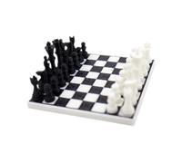 Ysyqkn Chessboard Simulation Toy in 1:12 Scale for The