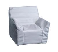 Ysyqkn Dollhouse Sofa Miniature Simulation Decorative Sofa Accessory Ornament Made of PU Leather Suitable for Play Scene Home Decoration, White